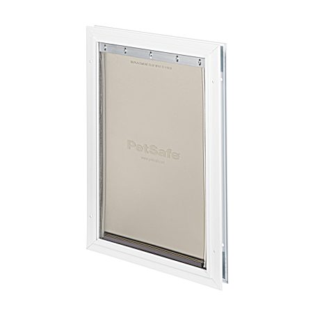 Large Freedom Premium Aluminum Pet Door in White