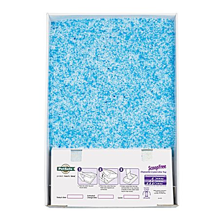 ScoopFree Blue Disposable Crystal Litter Tray