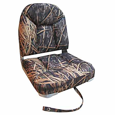 Shadow Grass Camouflage Heavy Plush Deluxe Boat Seat