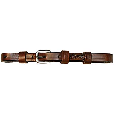 Walnut Smooth Leather Curb Strap