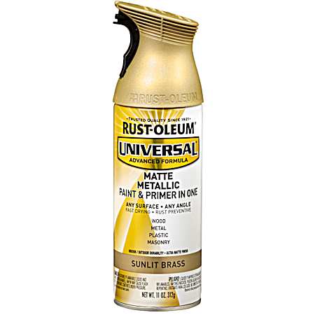11 oz. Matte Metallic Spray Paint & Primer