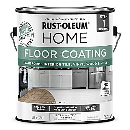 Ultra White Tint Base Coat Matte Home Floor Coating