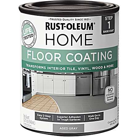 1 qt Base Coat Matte Home Floor Coating