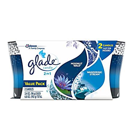 2 in 1 Moonlit Walk & Wandering Stream Candle Twin Pack