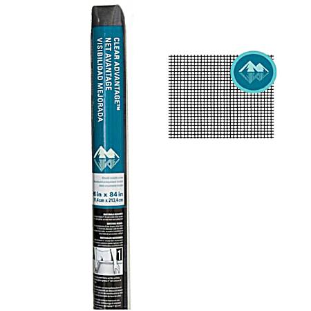 Clear Advantage Fiberglass Screen - 36 In x 84 In
