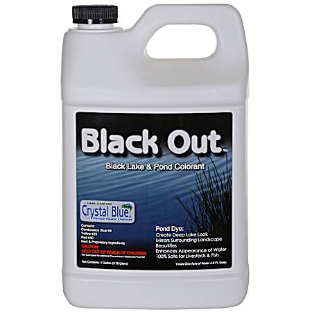 1 gal Black Out Pond Dye