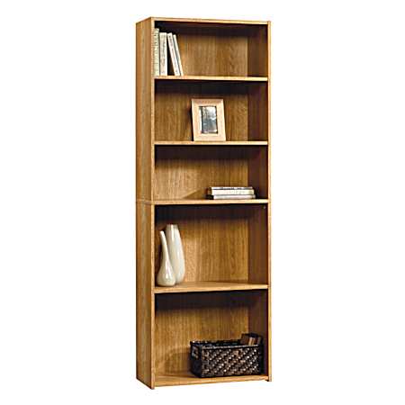 Beginnings Highland Oak 5-Shelf Bookcase