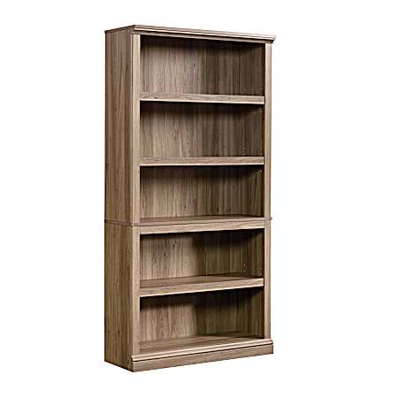 Salt Oak 5-Shelf Bookcase