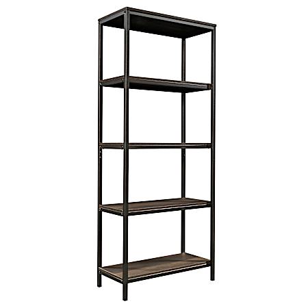 North Avenue Charter Smoked Oak 5-Shelf Bookcase