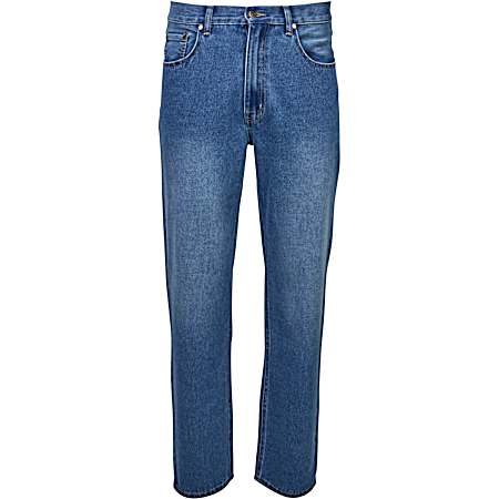 Men's Legend Medium Stonewash Relaxed Fit Sandblast Denim Jeans