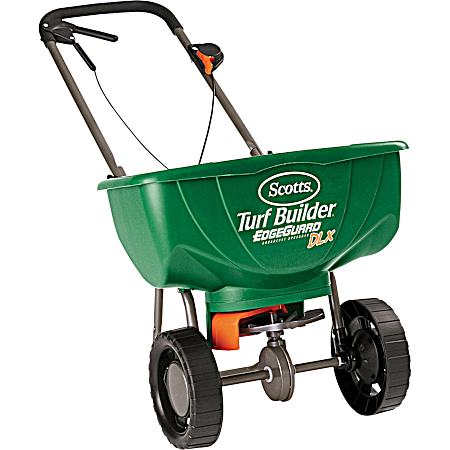 Turf Builder 15,000 sq ft EdgeGuard DLX Broadcast Spreader