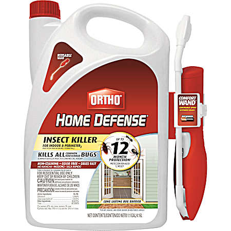 1.1 gal Home Defense Indoor & Perimeter Insect Killer w/ Comfort Wand