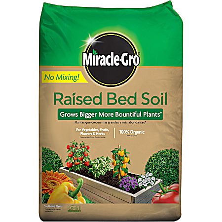 1.5 cu ft Pre-Mixed Organic Raised Bed Garden Soil
