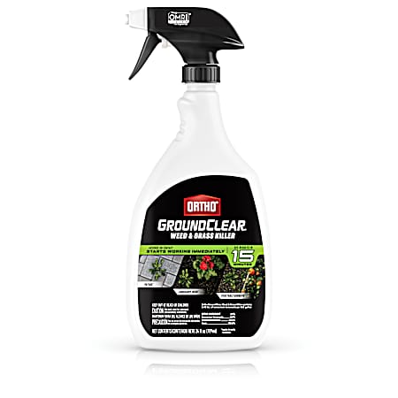 24 oz GroundClear Weed & Grass Killer Ready-to-Use Trigger