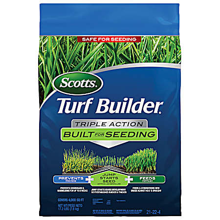 17.2 lb Turf Builder Triple Action Built for Seeding
