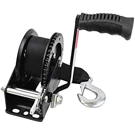 1200 lb EDC Trailer Winch w/ 20 ft Strap