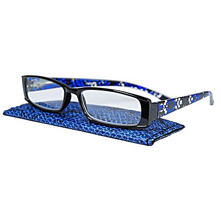 Women's 2.50 Reading Glasses w/ Case - Assorted