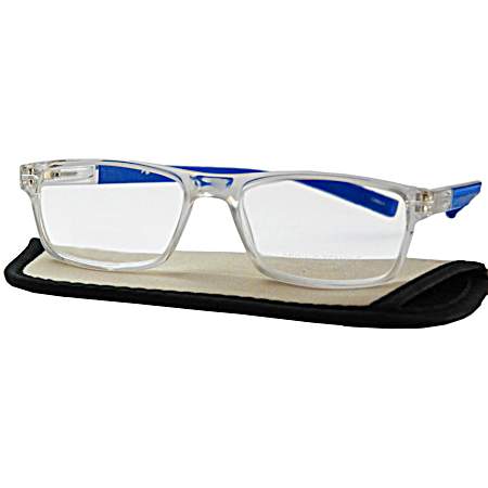 Adult Sport 2.75 Small Reading Glasses w/ Case - Assorted