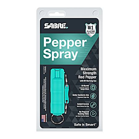 Mint Large Clam Pepper Spray w/ Quick Release Key Ring