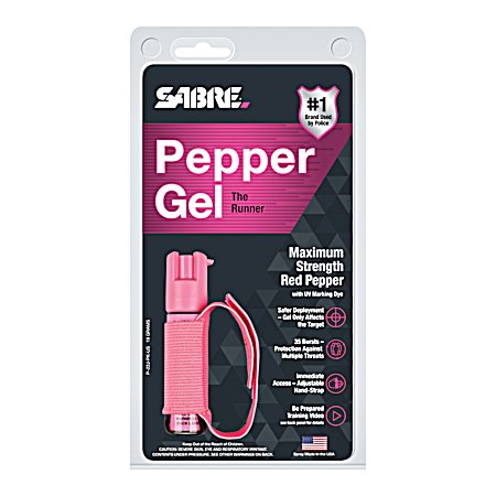 Pink Runner Pepper Gel w/ Hand Strap
