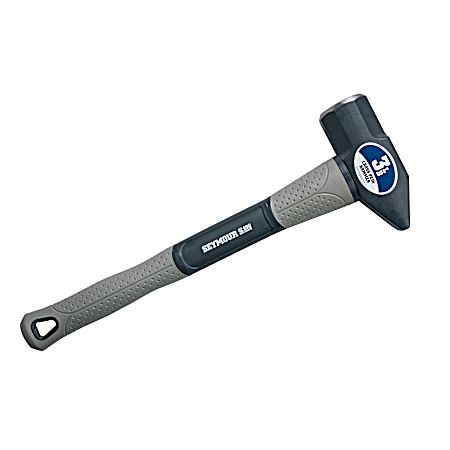 S400 Jobsite 3 lb Cross-Pein Hammer w/ Cushion Grip & 16 in Fiberglass Handle