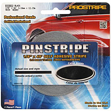 Prostripe Pinstripes 1/8 In. x 40 Ft. - Black