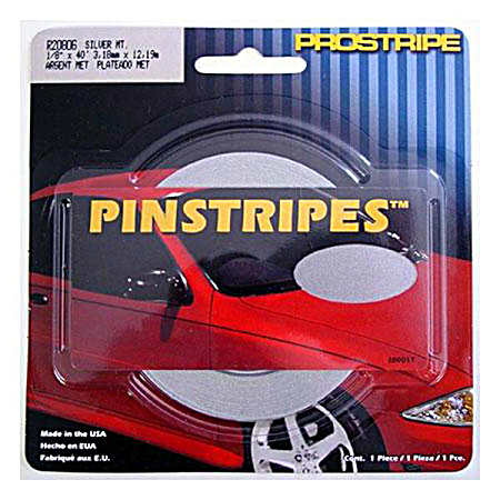 Prostripe Pinstripes 1/8 In. x 40 Ft. - Silver Metallic