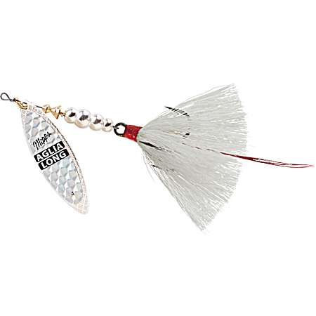Aglia Long Dressed Treble Spinner - Rainbow/White