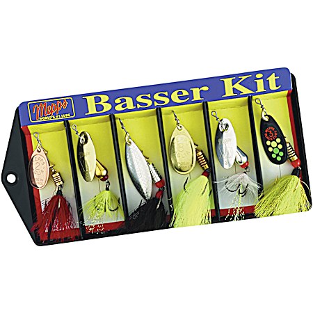 6-Lure Basser Dressed Spinners Kit