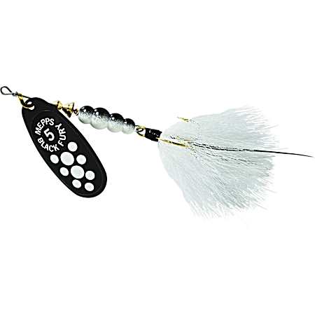 Black Fury White Dressed Spinner