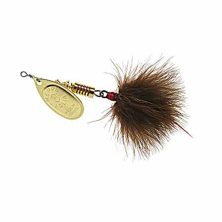 Aglia Marabou Gold/Brown Spinner