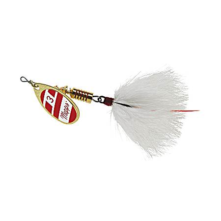 Aglia Marabou Gold/Red/White Spinner