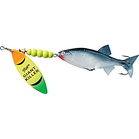 Giant Killer Mino 1-1/2 oz Hot Firetiger Musky Bucktail