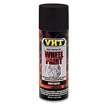 11 oz High Temperature Satin Black Wheel Spray Paint