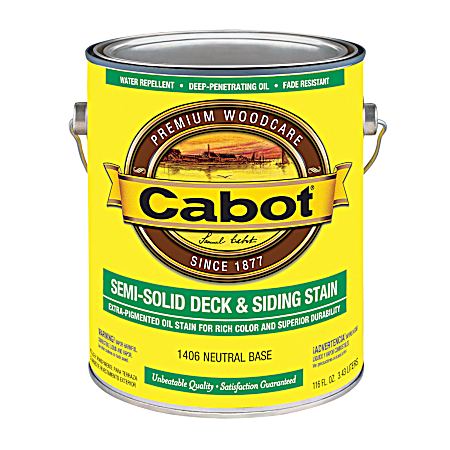 Oil-Based Semi-Solid Deck & Siding Stain
