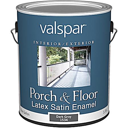 Interior/Exterior Porch & Floor Latex Satin Enamel