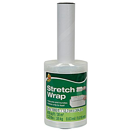 5 in x 1,000 ft Clear Stretch Wrap Film