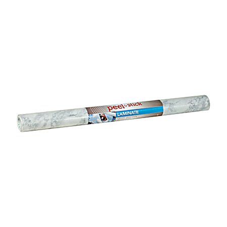 20 in x 15 ft Gray Marble Peel & Stick Laminate