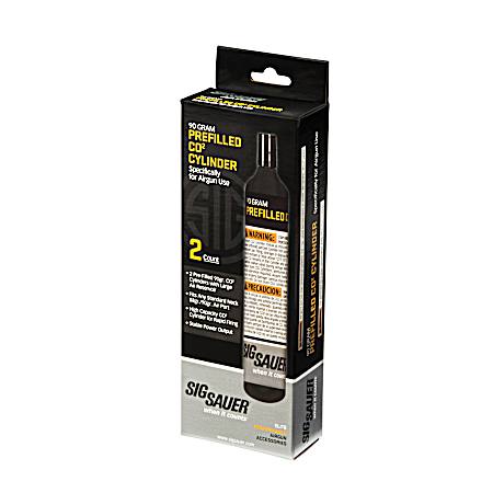 CO2 90 GRAM Pre-Filled Cylinder - 2 Pk