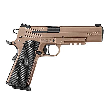 45 ACP 1911 Emperor Scorpion FDE Sao Siglite Black G10 Grip Handgun