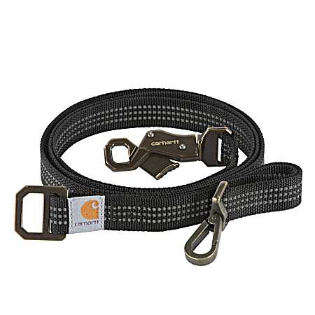 Large Black Tradesman Dog Leash