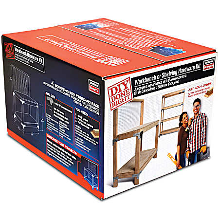 Workbench or Shelving Hardware Kit