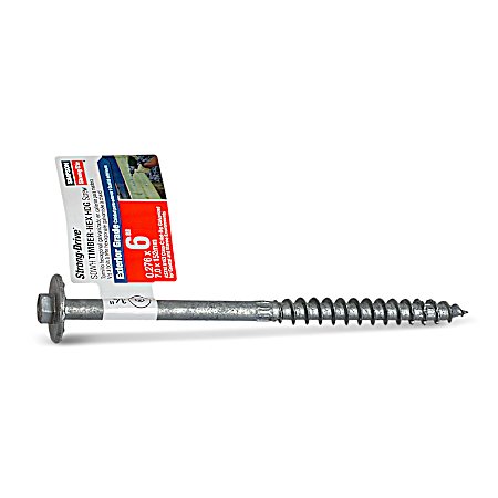 0.276 in. x 6 in. Strong-Drive SDWH Timber-Hex HDG Wood Screw
