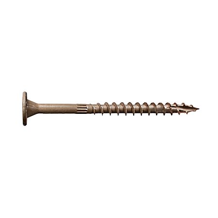 0.220 in. x 4 in. T40 6-Lobe, Washer Head, Strong-Drive SDWS Timber Screw, Exterior Grade