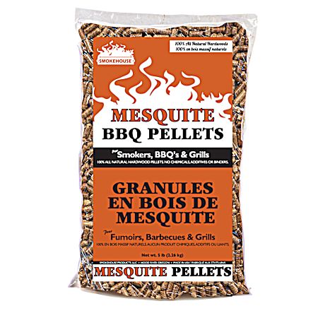5 lb Mesquite Flavor Wood BBQ Pellets