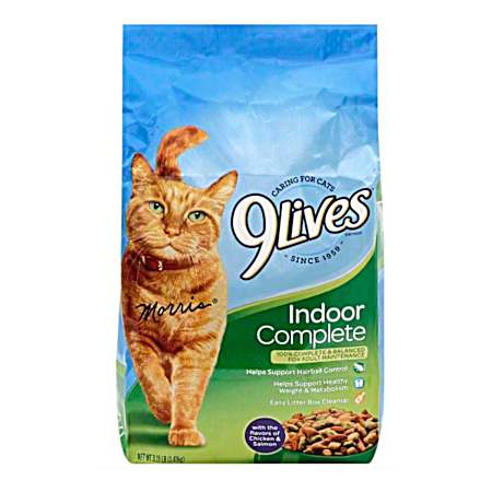 Adult Indoor Complete Chicken & Salmon Dry Cat Food
