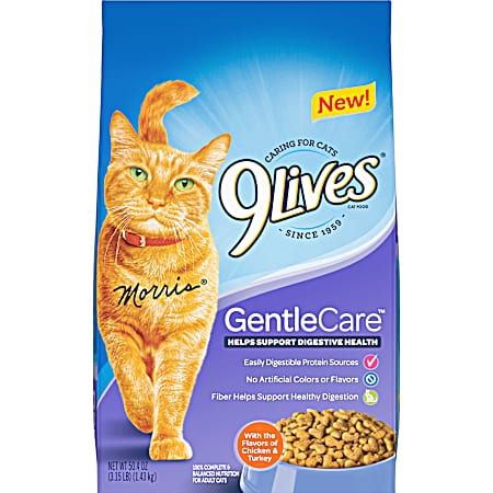 Gentle Care Adult Digestive Health Chicken & Turkey Dry Cat Food
