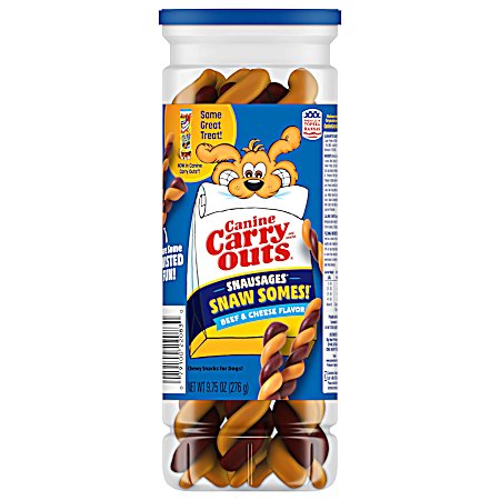Snausages 9.75 oz Snaw Somes! Beef & Cheese Flavor Dog Treats