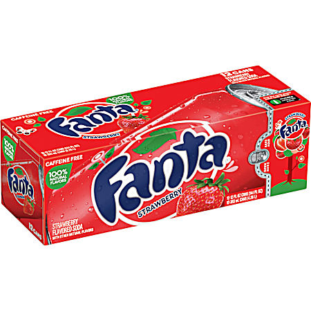 12 oz Strawberry Soda - 12 Pk