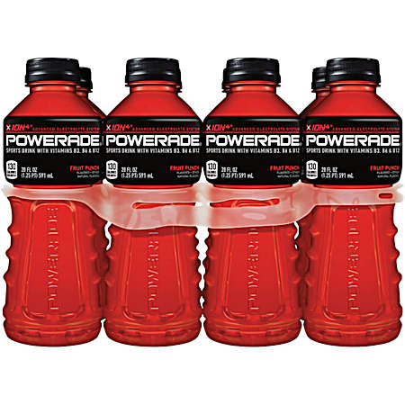 ION4 Fruit Punch Sports Drink - 8 Pk